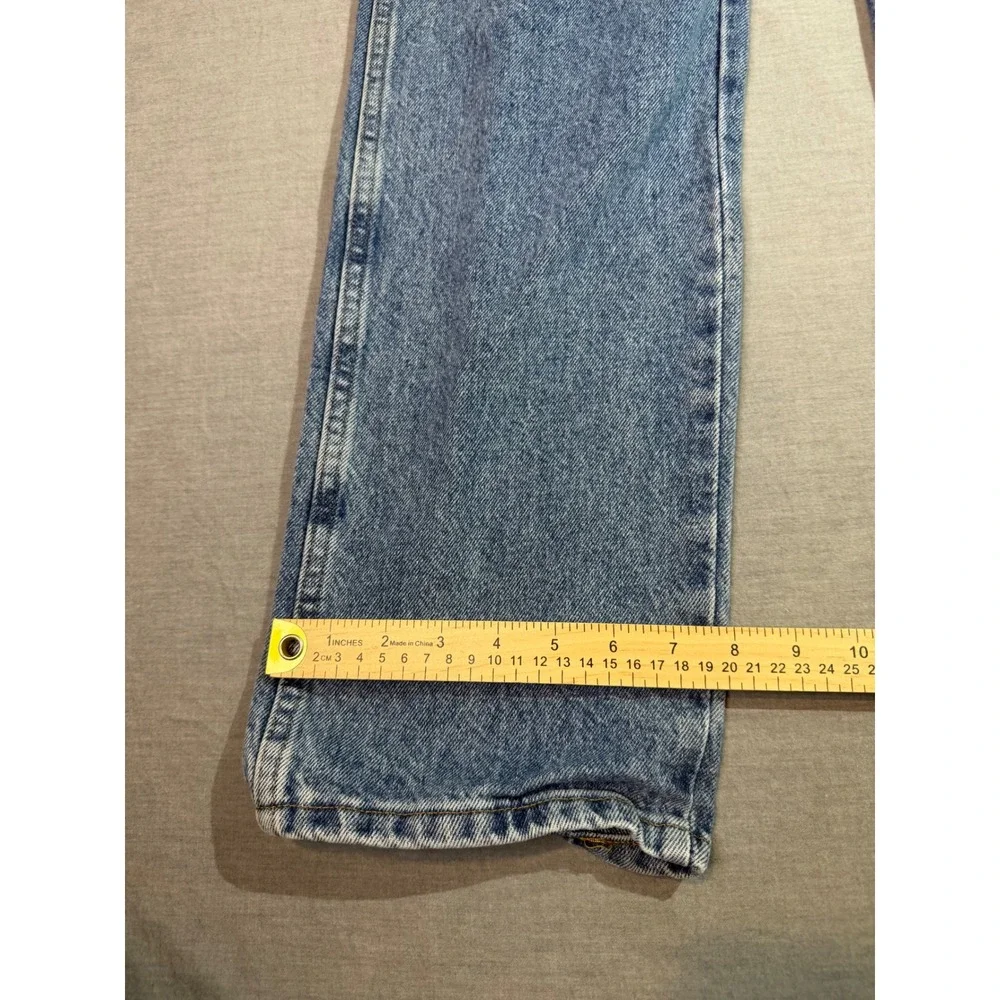 Rustler Straight Leg Jeans Mens 31x30 Blue Excellent Vintage Denim 87619SW - Picture 3 of 7